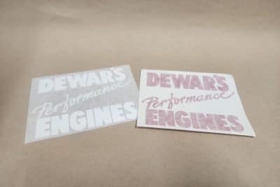 DEWARS 90s STICKER