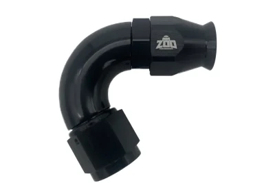 AN 120 DEG PTFE/TEFLON HOSE FITTING