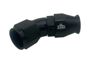 AN 45 DEG PTFE/TEFLON HOSE FITTING