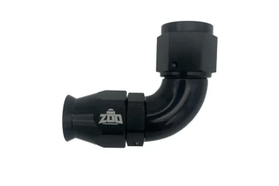 AN 90 DEG PTFE/TEFLON HOSE FITTING