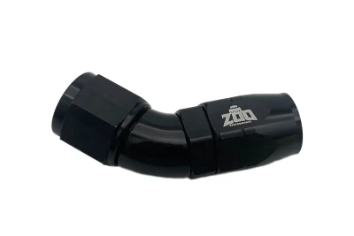 AN 45 DEG ONE PIECE CUTTER HOSE FITTING